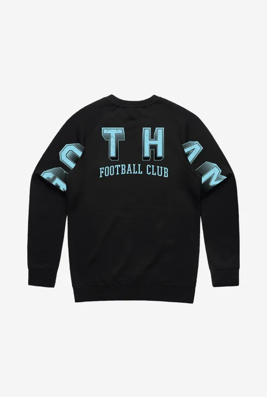 Gotham FC Spirit Crewneck - Black sold by Peace-Collective