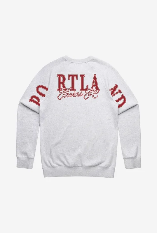 Portland Thorns FC Spirit Crewneck - Ash sold by Peace-Collective