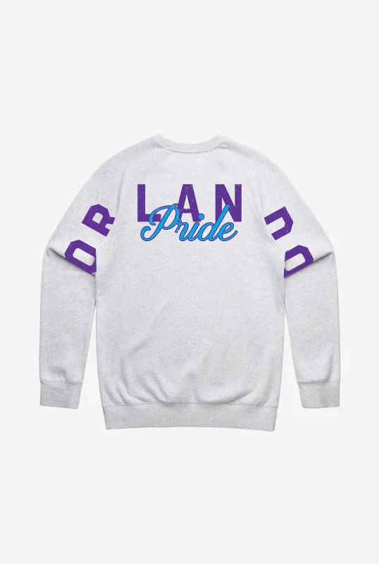 Orlando Pride Spirit Crewneck - Ash sold by Peace-Collective