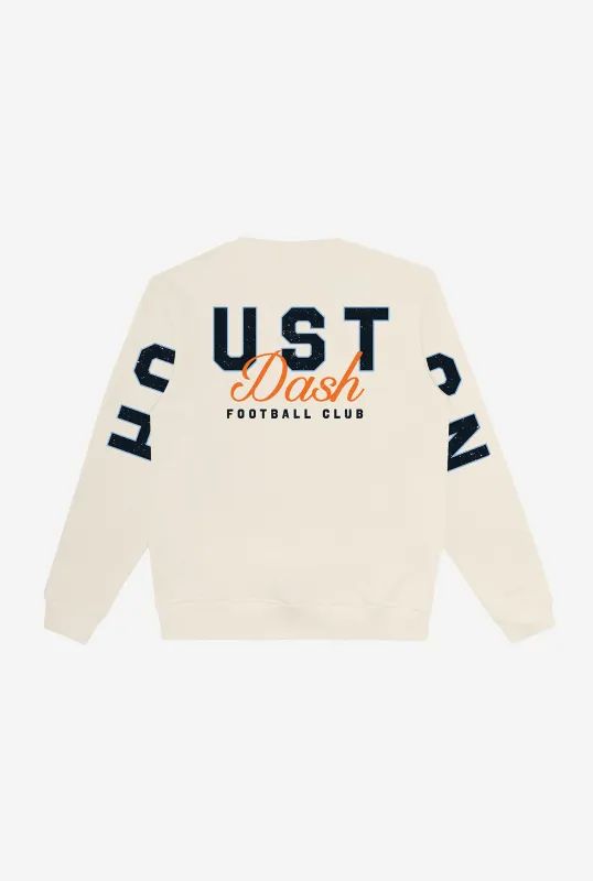 Houston Dash Spirit Crewneck - Ivory sold by Peace-Collective