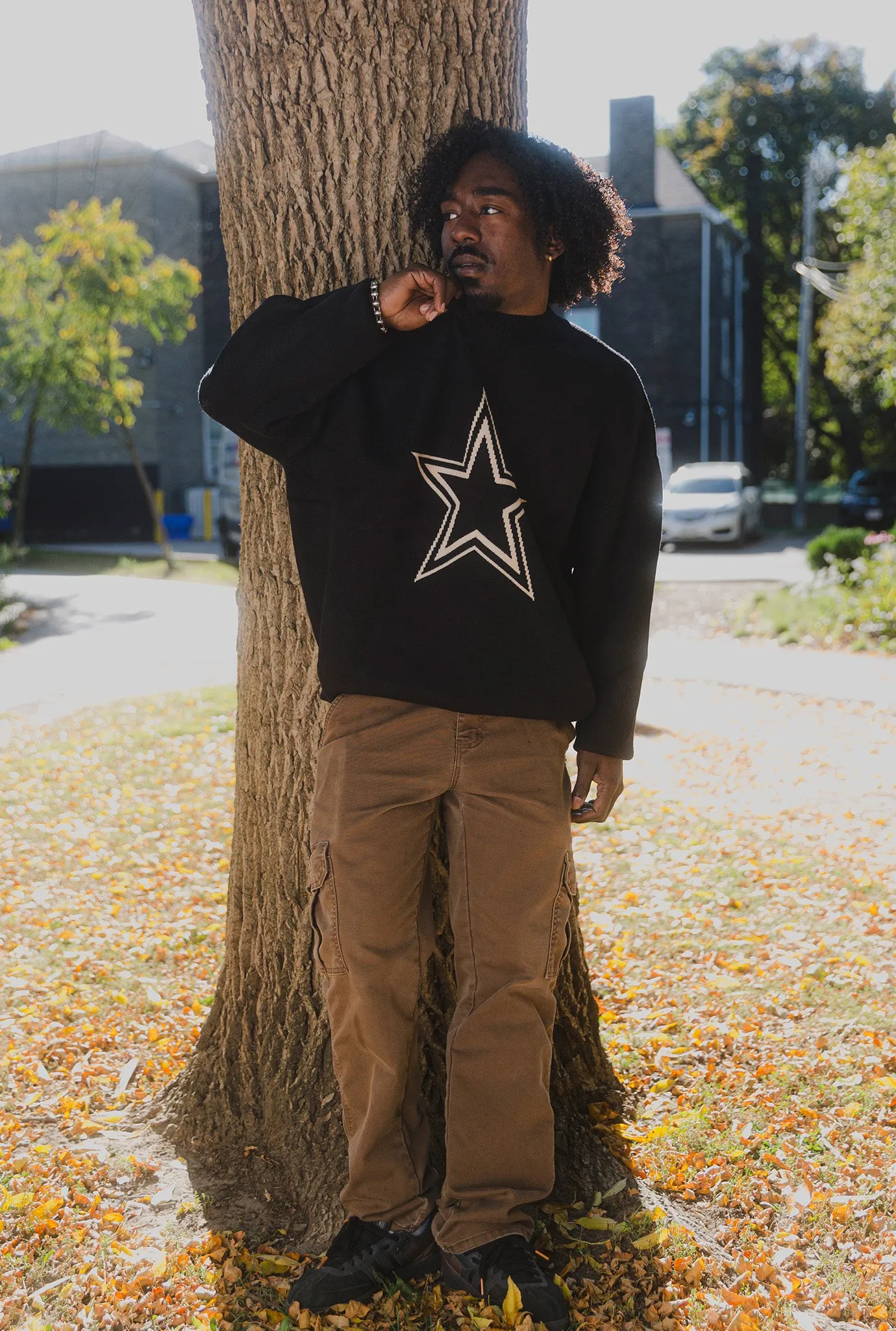 Dallas Cowboys Knit Sweater - Black sold by Peace-Collective product image thumbnail 2