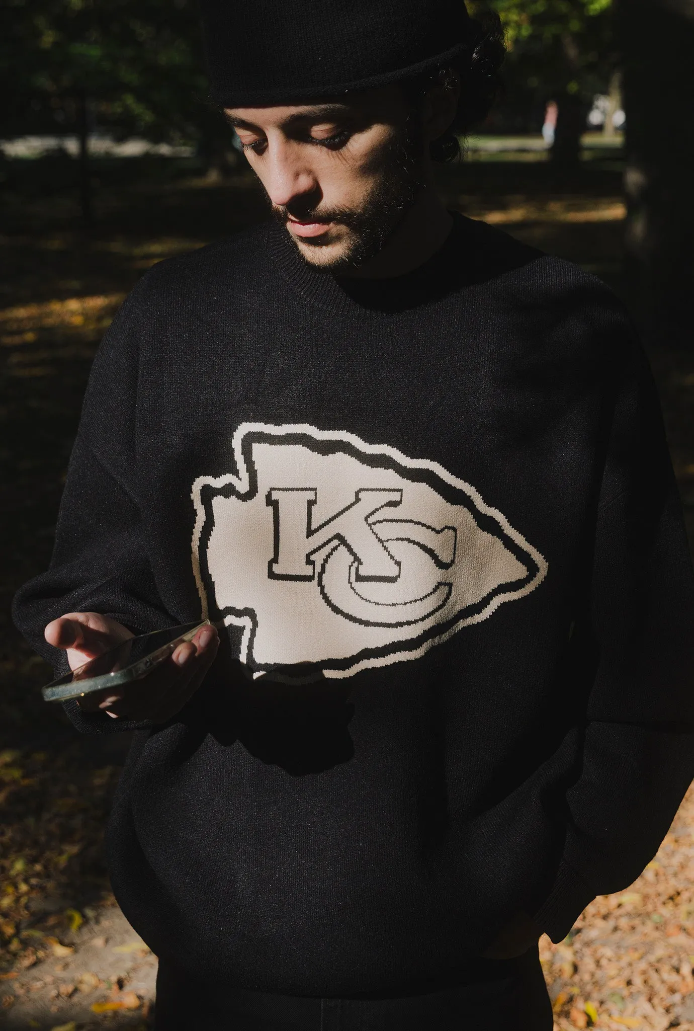 Kansas City Chiefs Knit Sweater - Black sold by Peace-Collective product image thumbnail 2