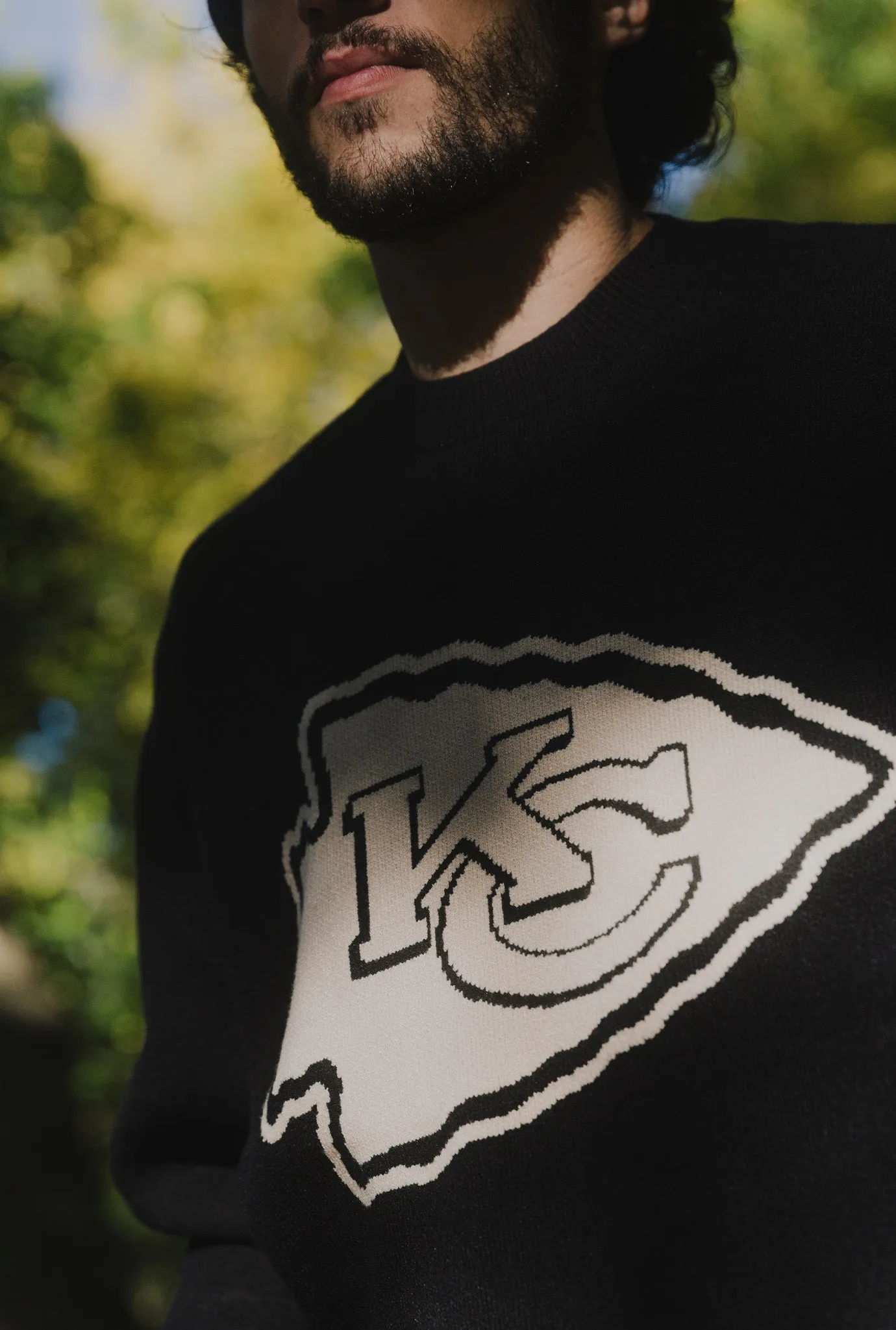 Kansas City Chiefs Knit Sweater - Black sold by Peace-Collective product image thumbnail 3