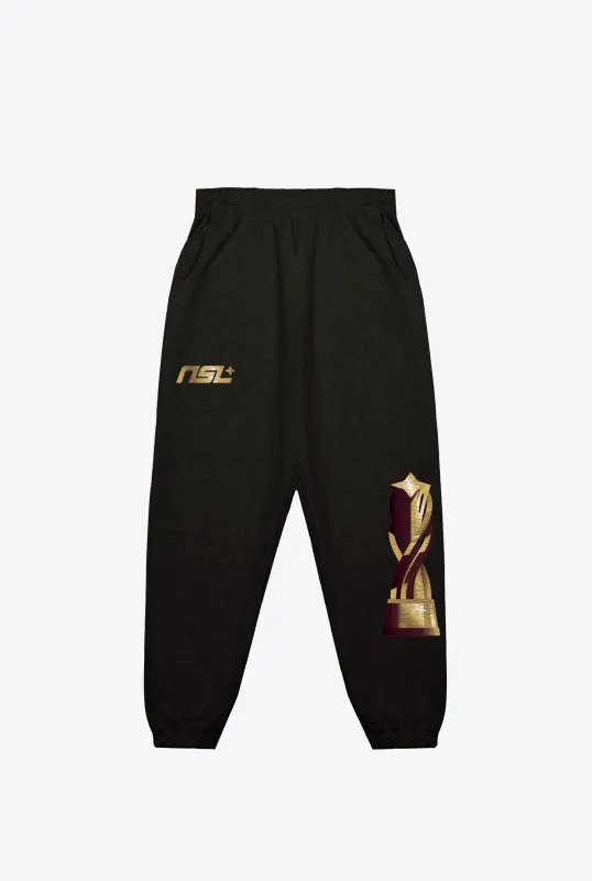 NSL Final 2025 Heavyweight Jogger - Black sold by Peace-Collective