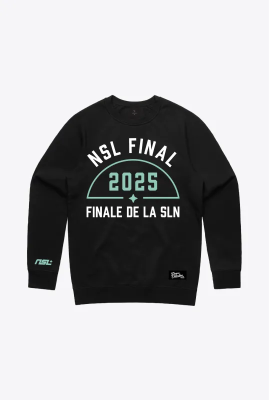 NSL Final 2025 Crewneck - Black sold by Peace-Collective
