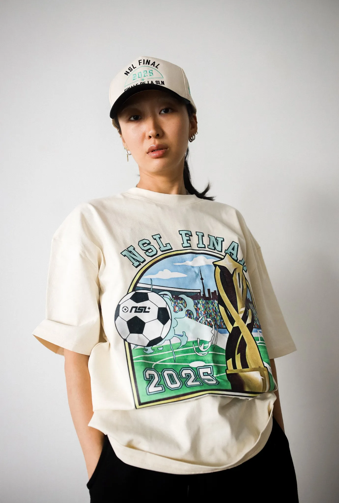 NSL Final 2025 Heavyweight T-Shirt - Ivory sold by Peace-Collective product image thumbnail 3
