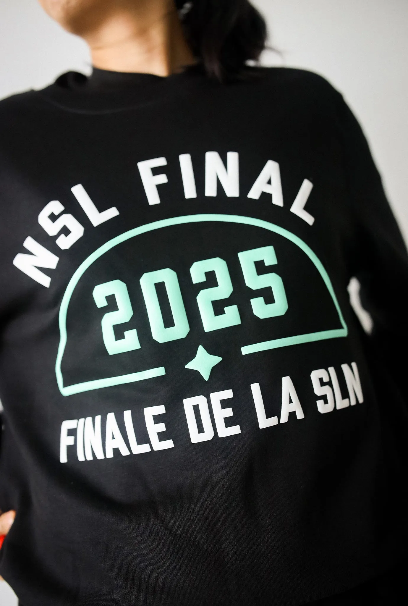 NSL Final 2025 Heavyweight T-Shirt - Black sold by Peace-Collective product image thumbnail 3