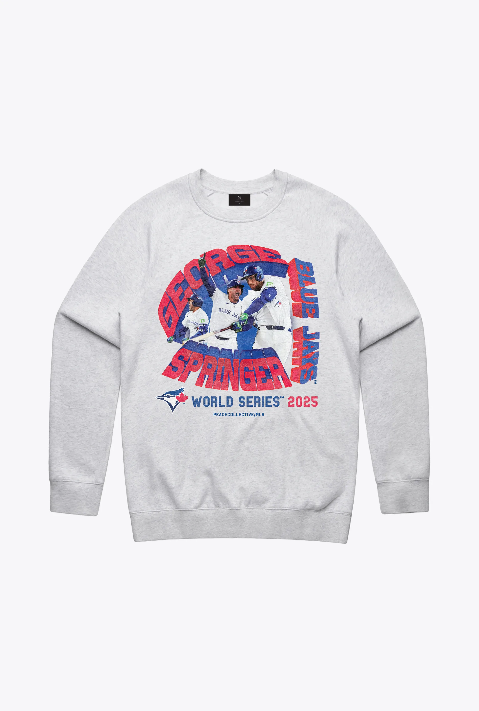 Toronto Blue Jays World Series 2025 George Springer Homerun Crewneck - Ash sold by Peace-Collective
