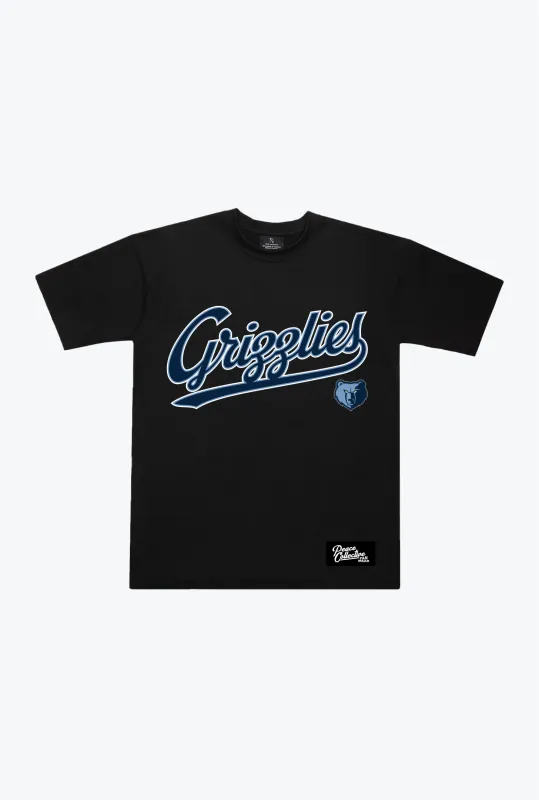 Memphis Grizzlies Spirit Heavyweight T-Shirt - Black sold by Peace-Collective