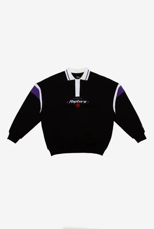 Toronto Raptors Vintage Oversized Rugby - Black / Purple sold by Peace-Collective
