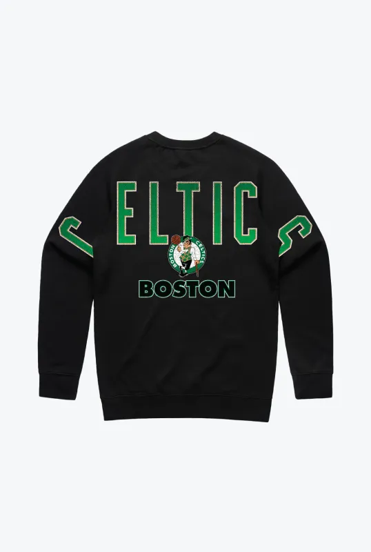 Boston Celtics Spirit Crewneck - Black sold by Peace-Collective