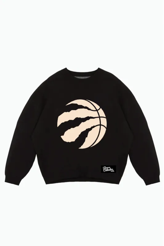 Toronto Raptors Knit Sweater - Black sold by Peace-Collective
