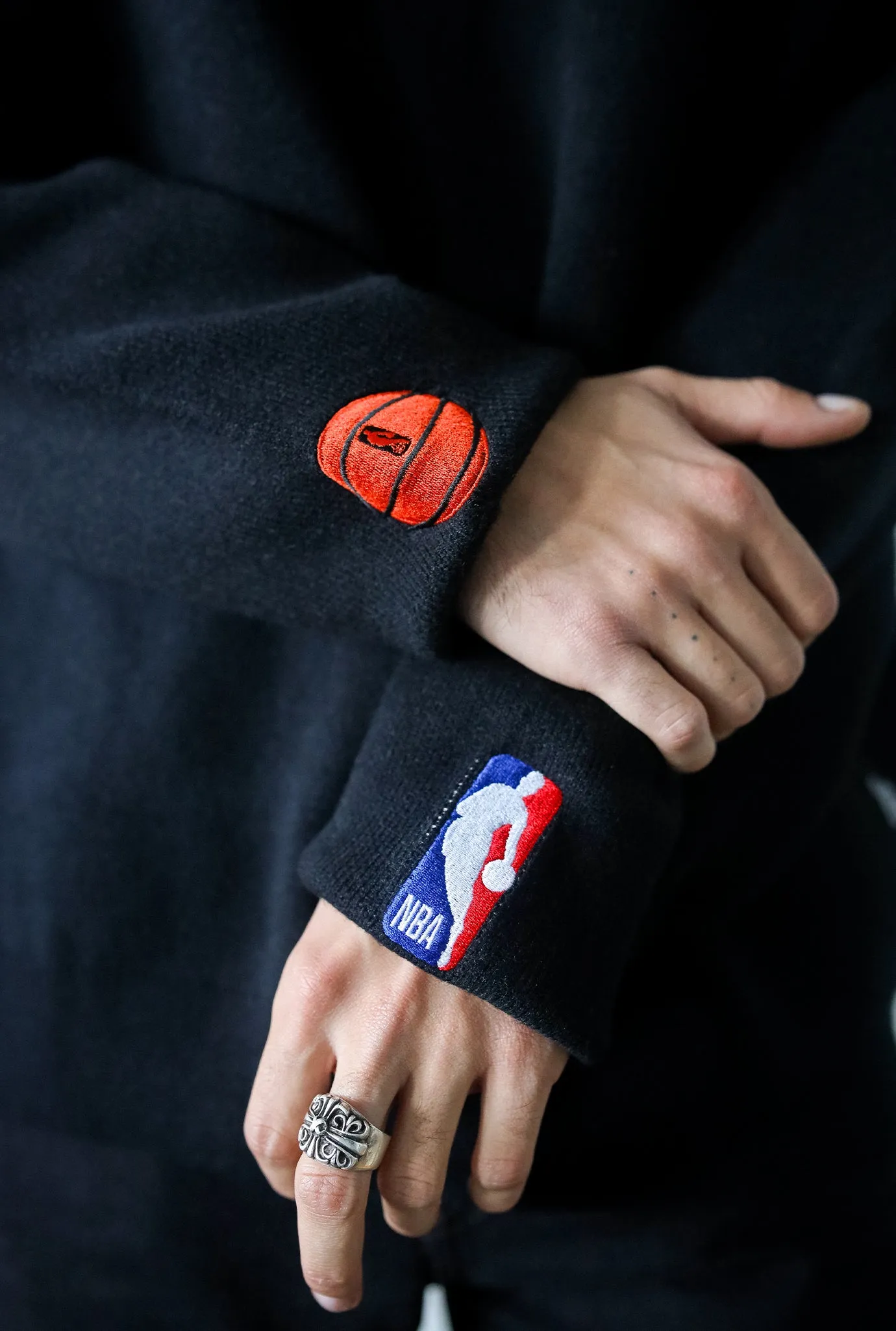 Basketball is Life Knit Sweater - Black sold by Peace-Collective product image thumbnail 4