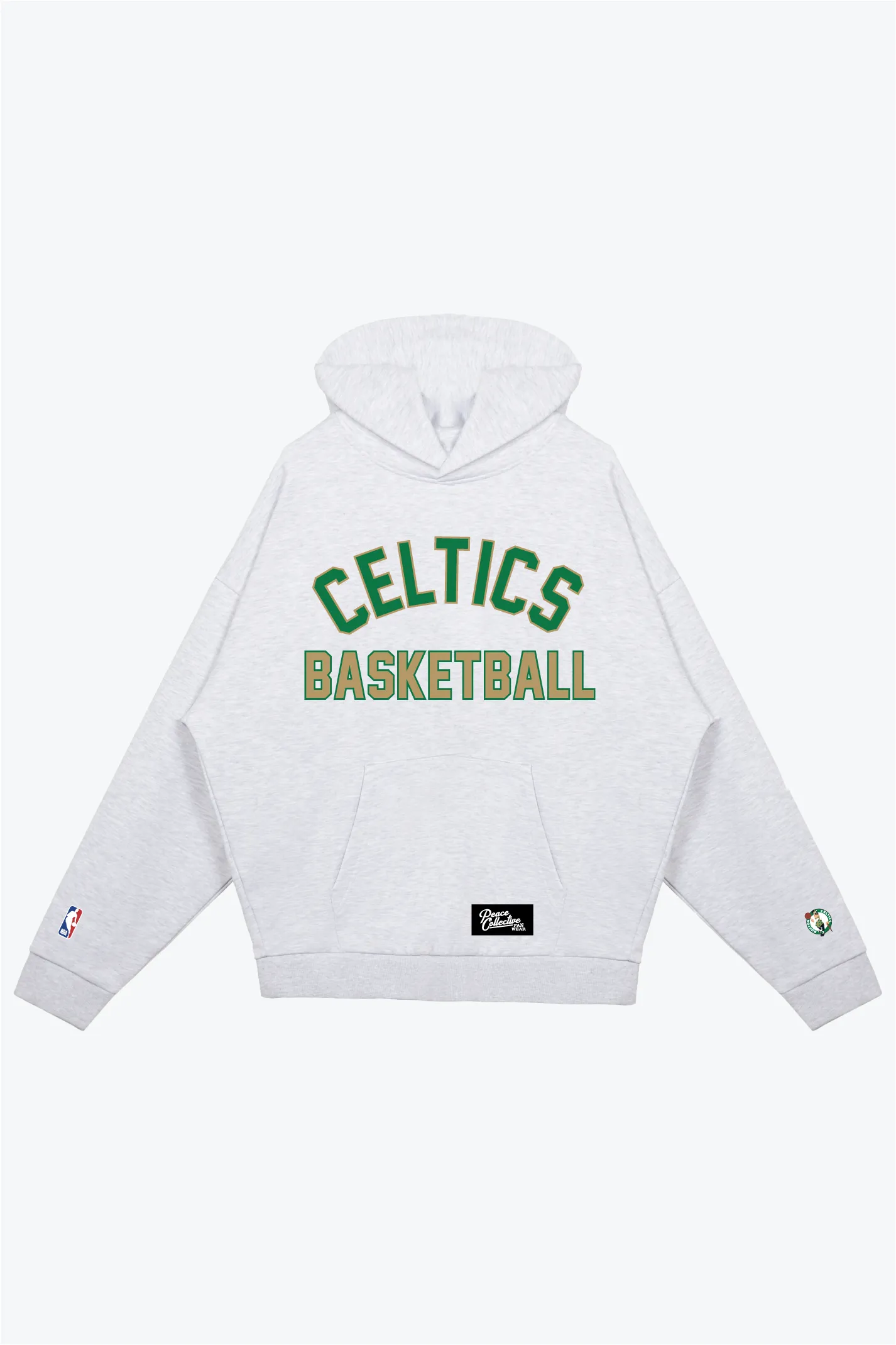 Boston Celtics SuperHeavy™️ Hoodie - Ash sold by Peace-Collective