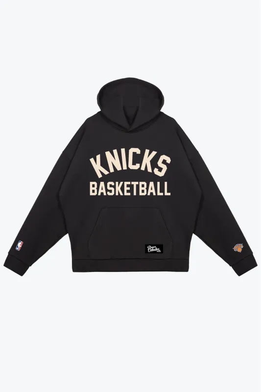 New York Knicks SuperHeavy™️ Hoodie - Off Black sold by Peace-Collective
