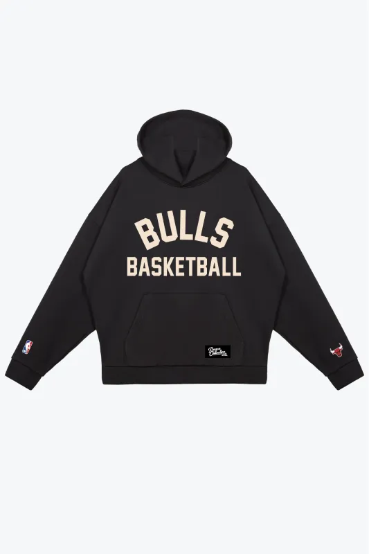 Chicago Bulls SuperHeavy™️ Hoodie - Off Black sold by Peace-Collective