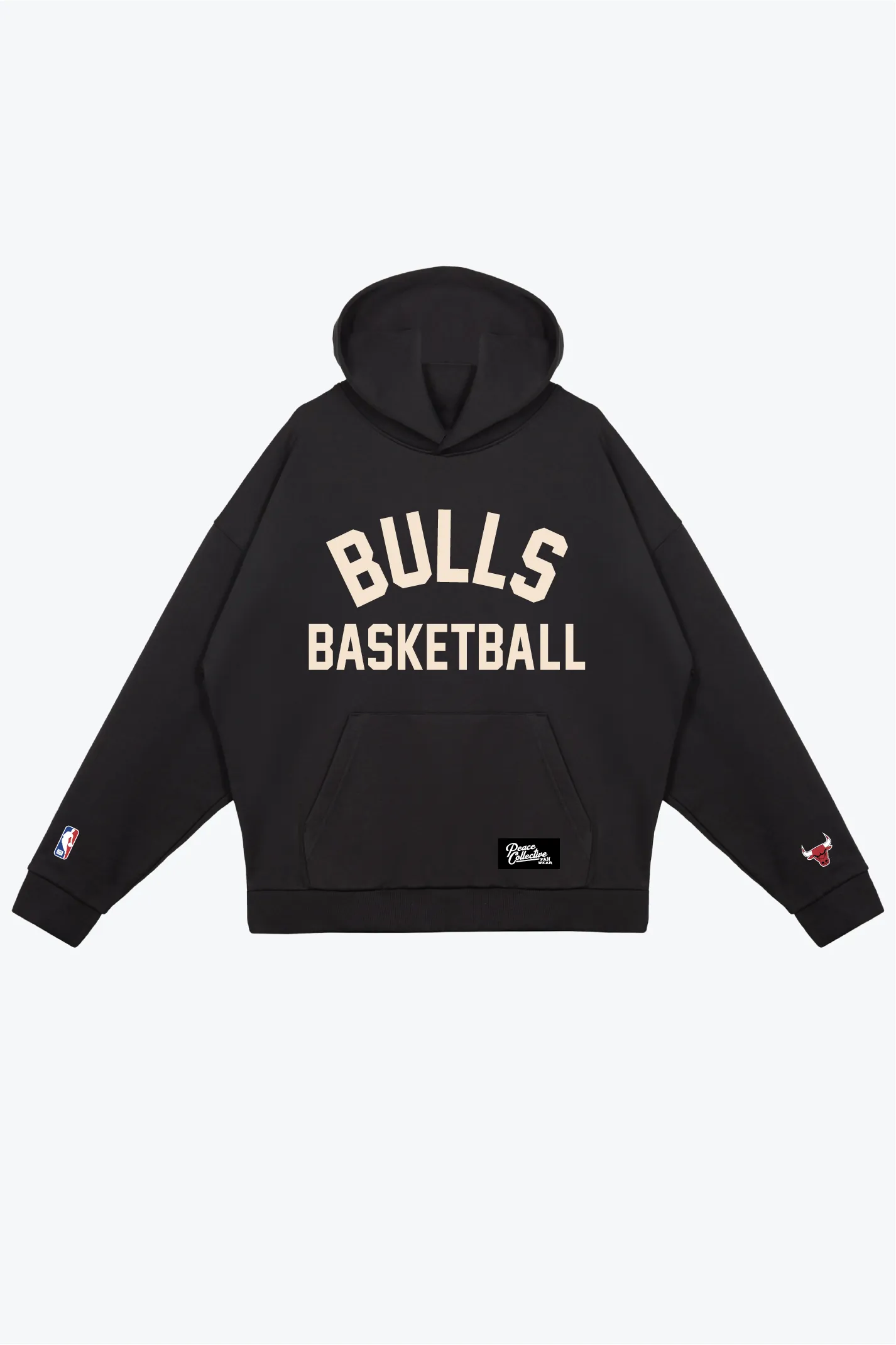 Chicago Bulls SuperHeavy™️ Hoodie - Off Black sold by Peace-Collective