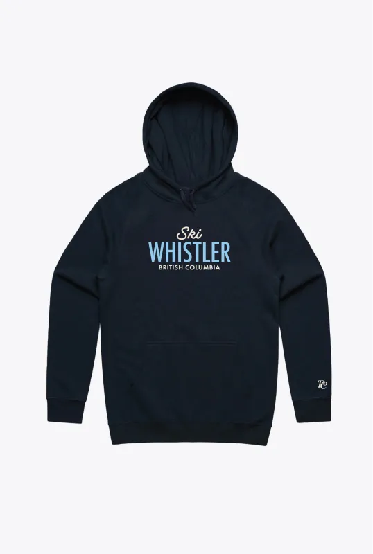 Whistler Winter Escape Hoodie - Navy sold by Peace-Collective