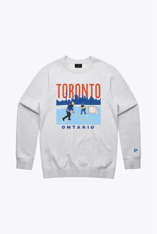 Toronto Winter Escape Crewneck - Ash sold by Peace-Collective