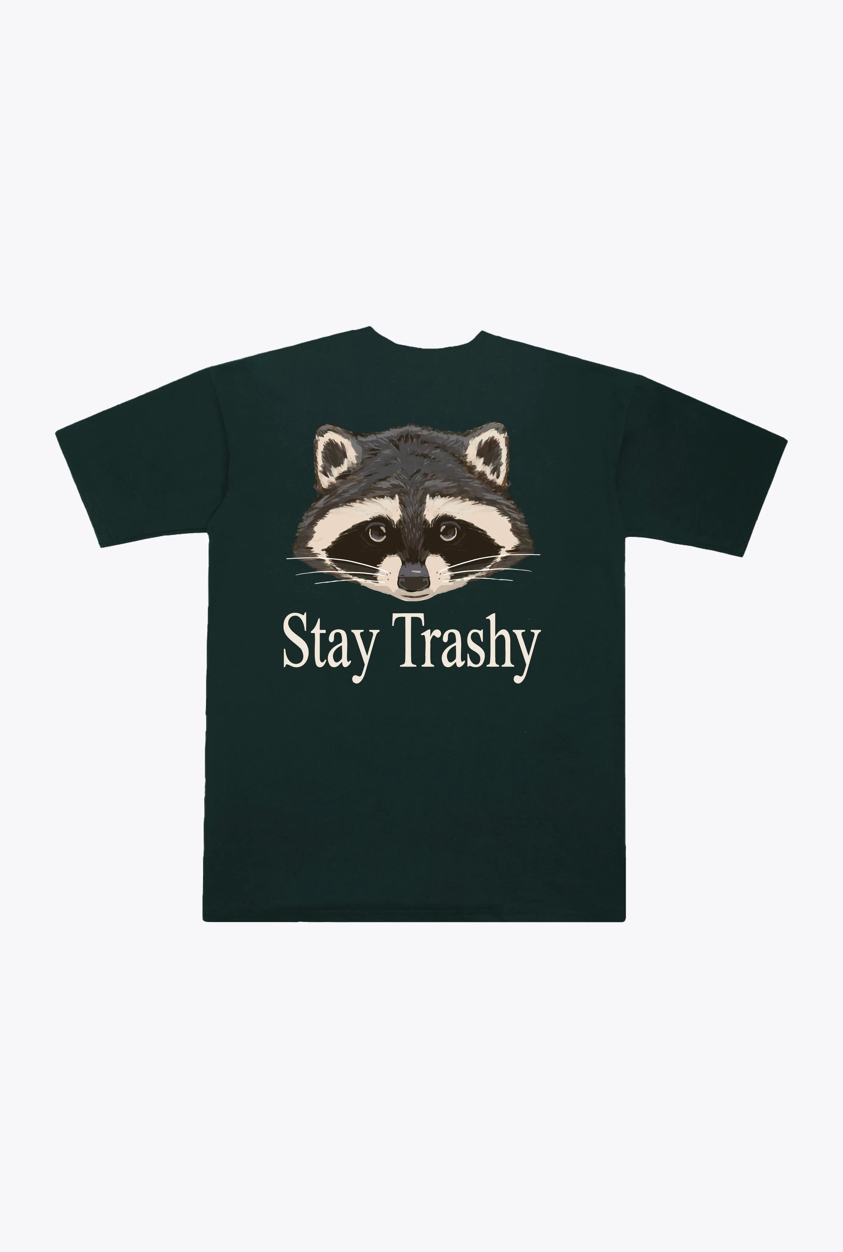 Trash Teddy Heavyweight T-Shirt - Pine Green sold by Peace-Collective