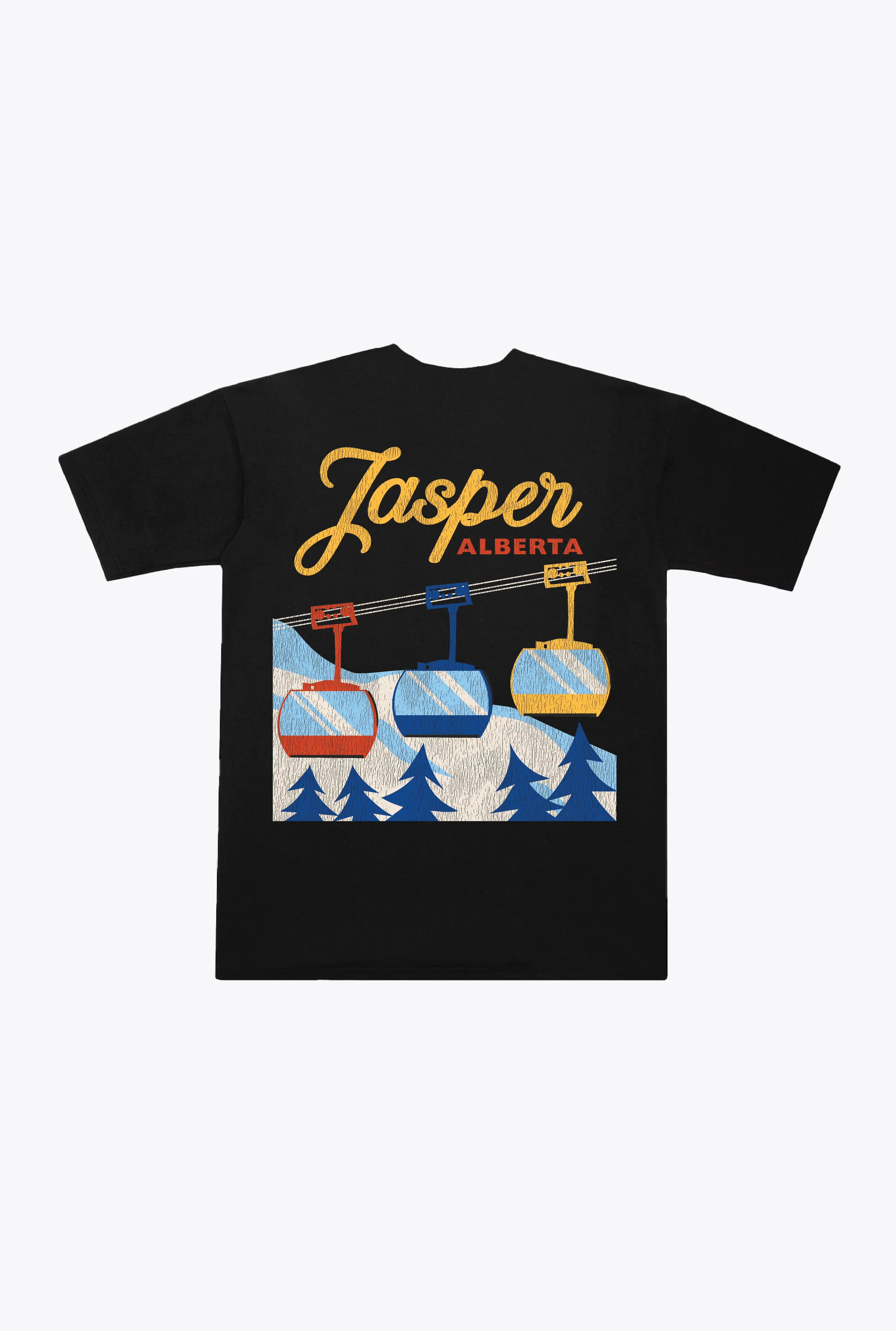 Jasper Winter Escape Heavyweight T-Shirt - Black sold by Peace-Collective