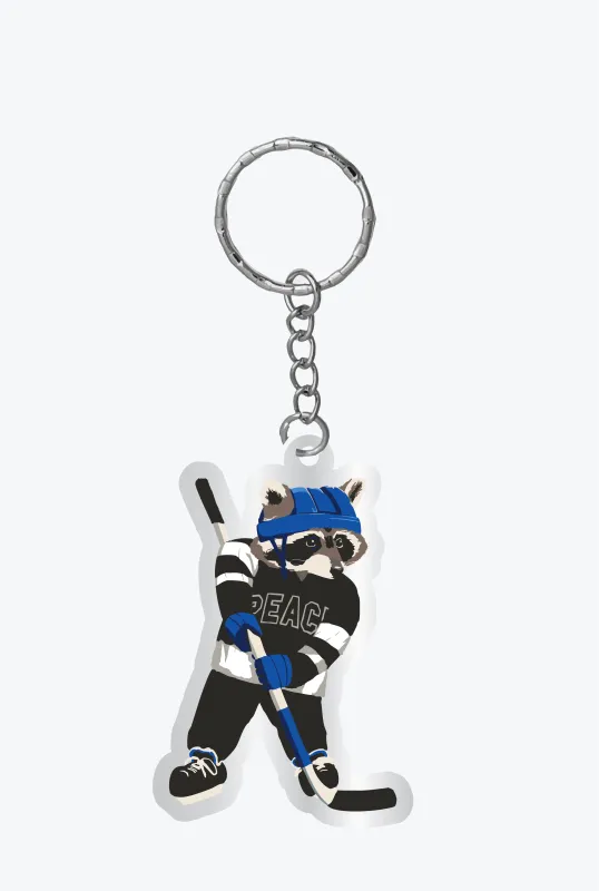 Trash Teddy Keychain - Royal sold by Peace-Collective