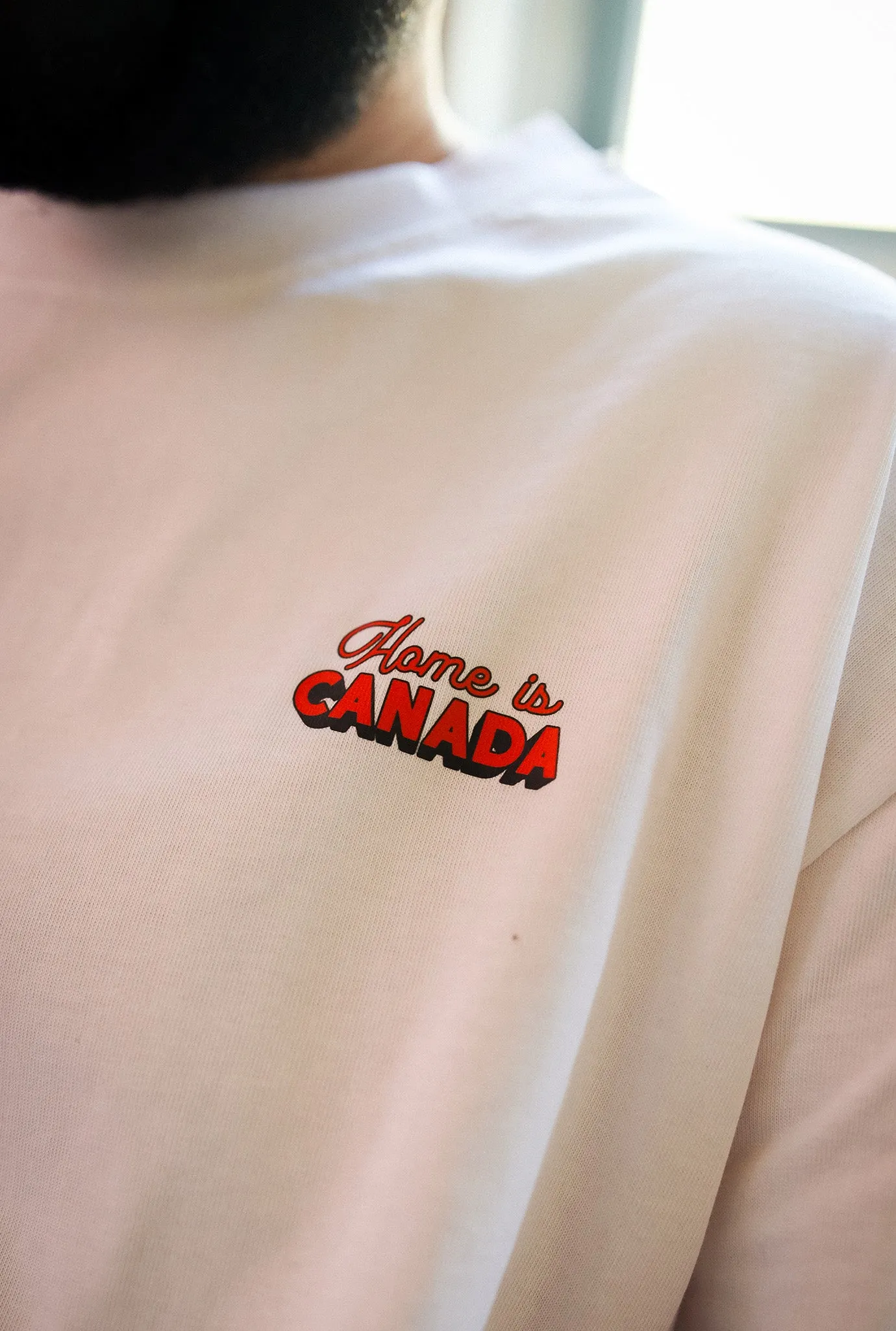 Home is Canada Heavyweight T-Shirt - White sold by Peace-Collective product image thumbnail 4