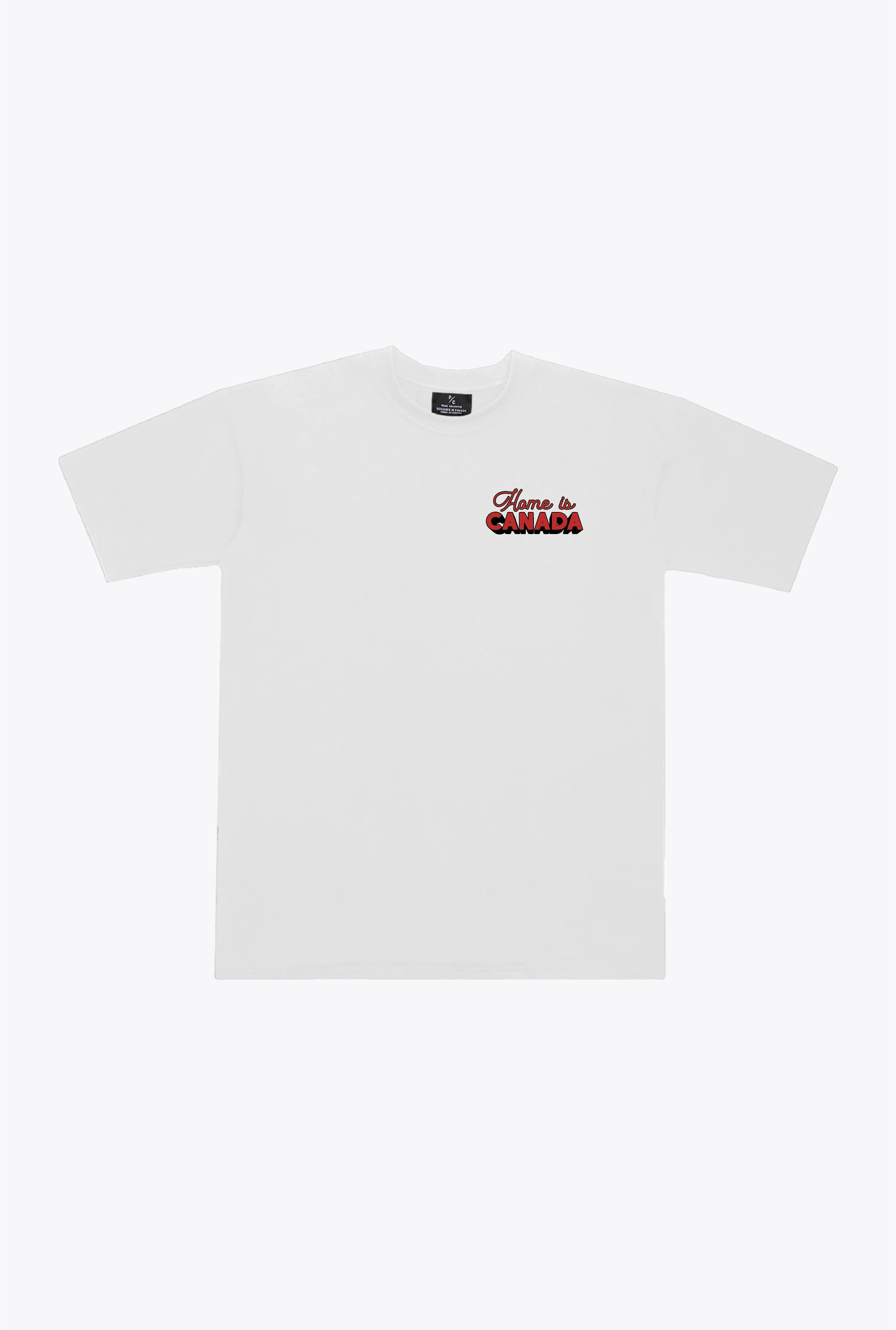 Home is Canada Heavyweight T-Shirt - White sold by Peace-Collective product image thumbnail 2