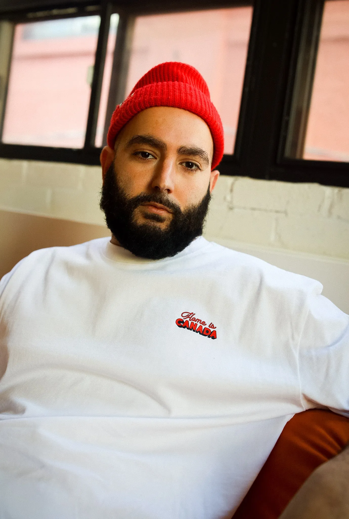 Home is Canada Heavyweight T-Shirt - White sold by Peace-Collective product image thumbnail 5