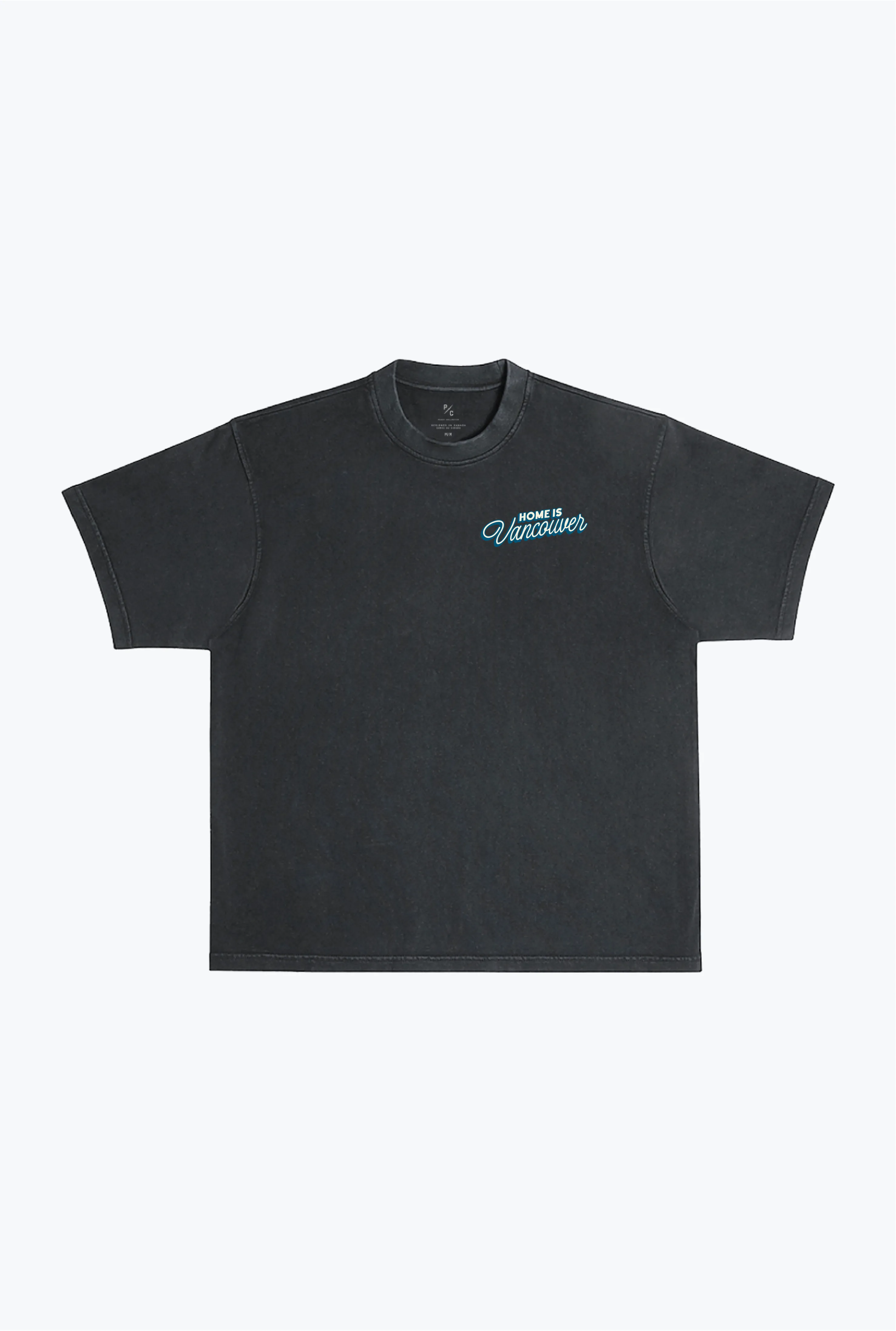 Home is Vancouver Heavyweight Garment Dyed T-Shirt - Black sold by Peace-Collective product image thumbnail 2