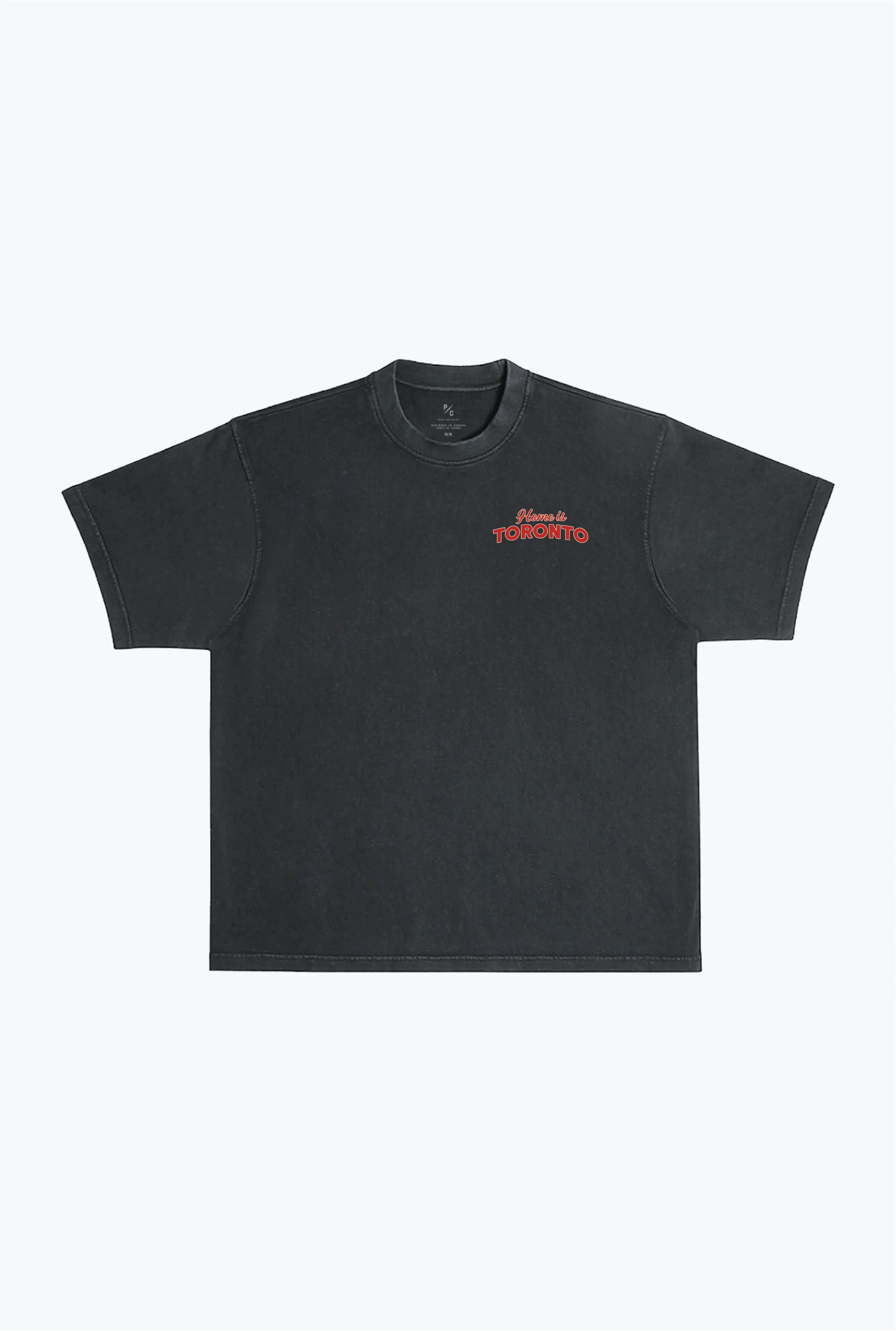 Home is Toronto Heavyweight Garment Dyed T-Shirt - Black sold by Peace-Collective product image thumbnail 2