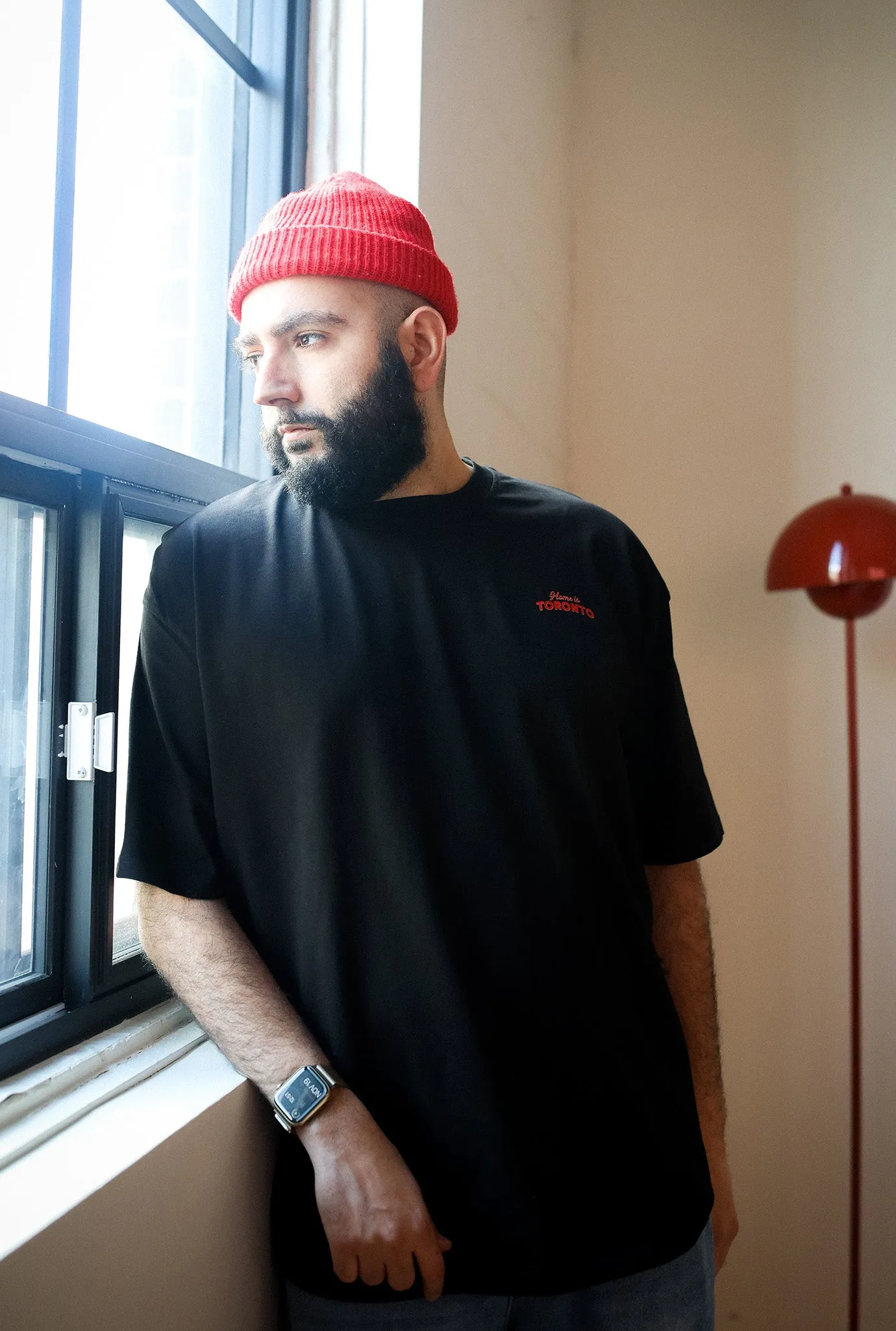 Home is Toronto Heavyweight Garment Dyed T-Shirt - Black sold by Peace-Collective product image thumbnail 5