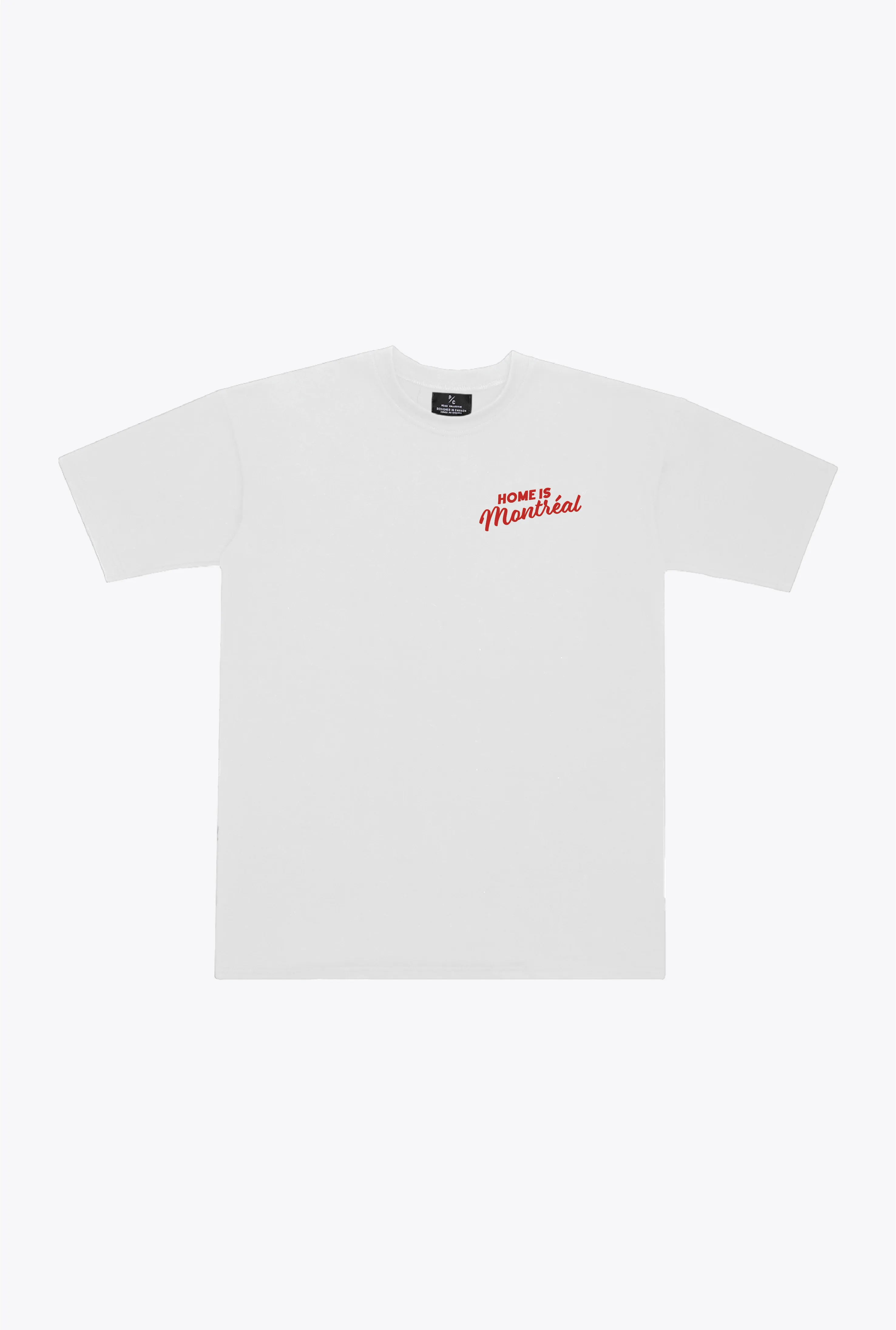 Home is Montreal Heavyweight Garment Dyed T-Shirt - White sold by Peace-Collective product image thumbnail 2