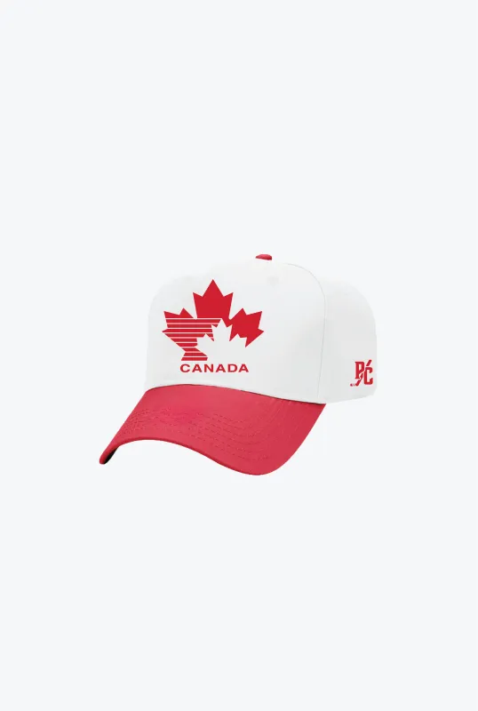 Hockey Canada A-Frame Cap - White / Red sold by Peace-Collective