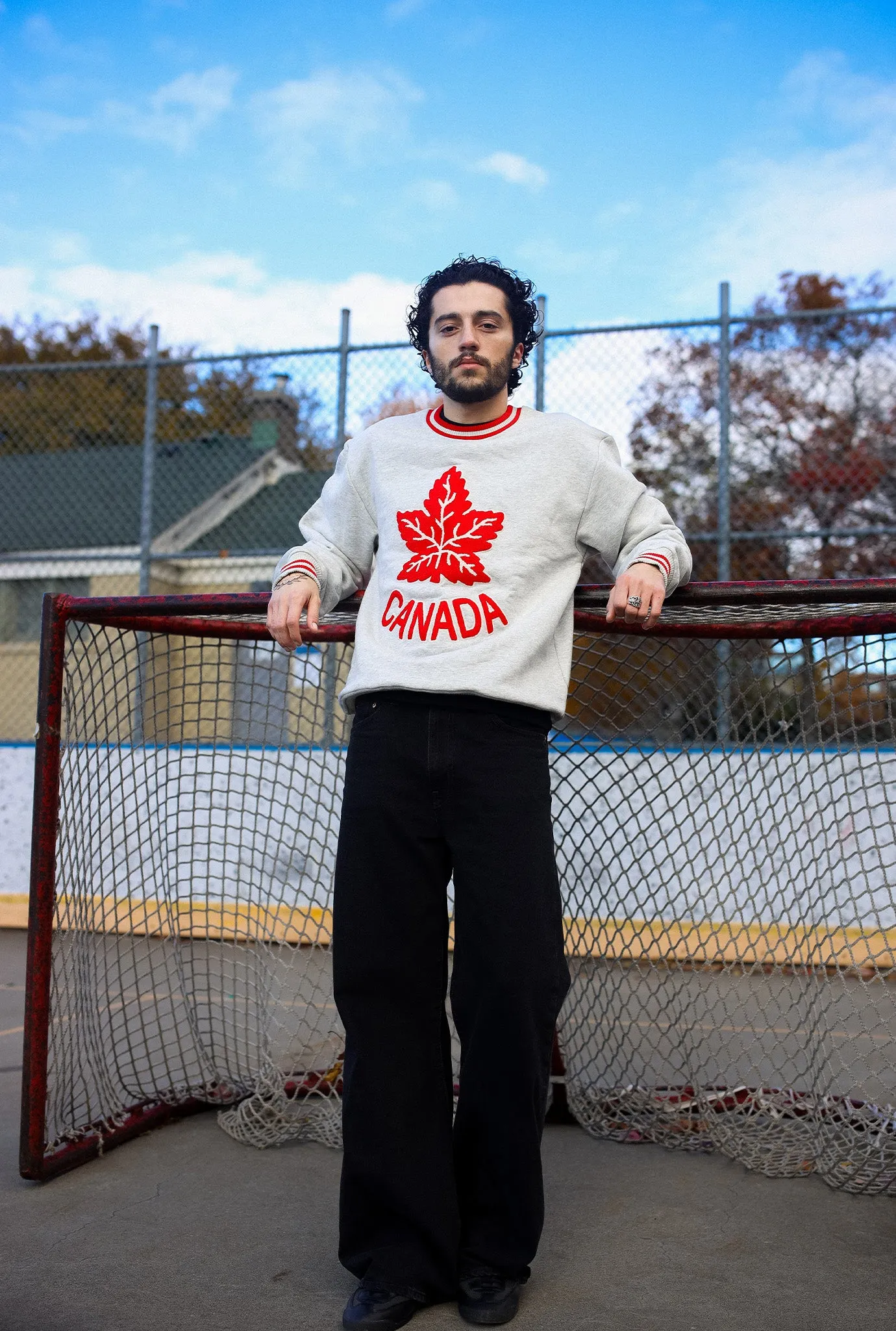 Hockey Canada Heavyweight Crewneck - Grey Melange sold by Peace-Collective product image thumbnail 2