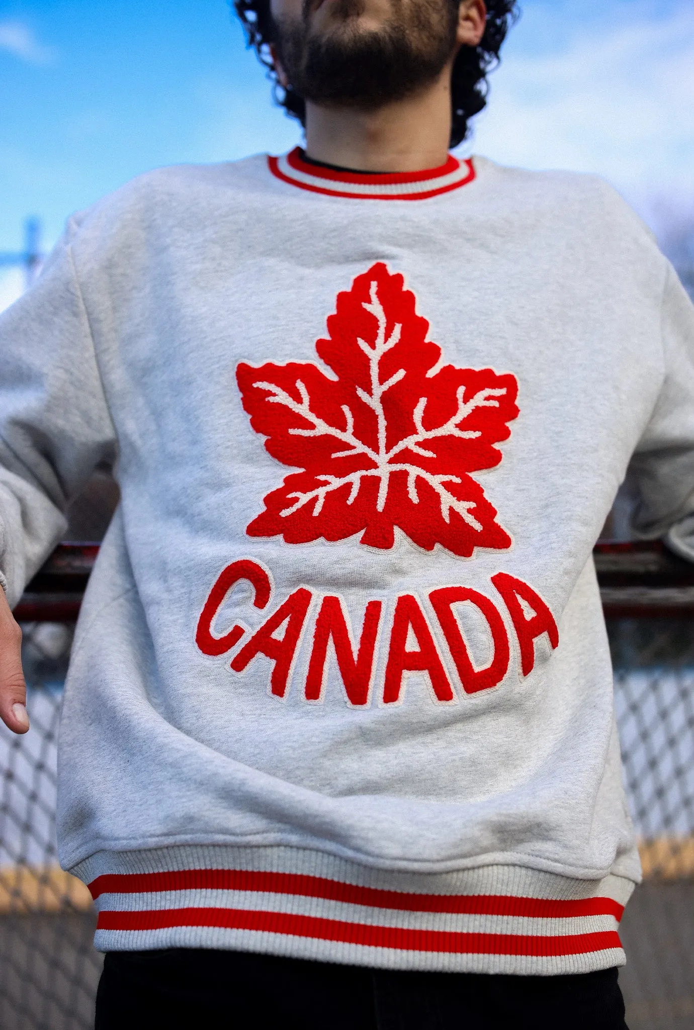Hockey Canada Heavyweight Crewneck - Grey Melange sold by Peace-Collective product image thumbnail 4