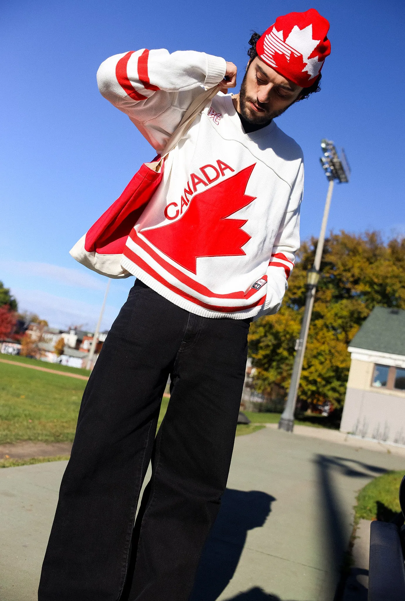 Hockey Canada Knit Long Sleeve Jersey - White sold by Peace-Collective product image thumbnail 3