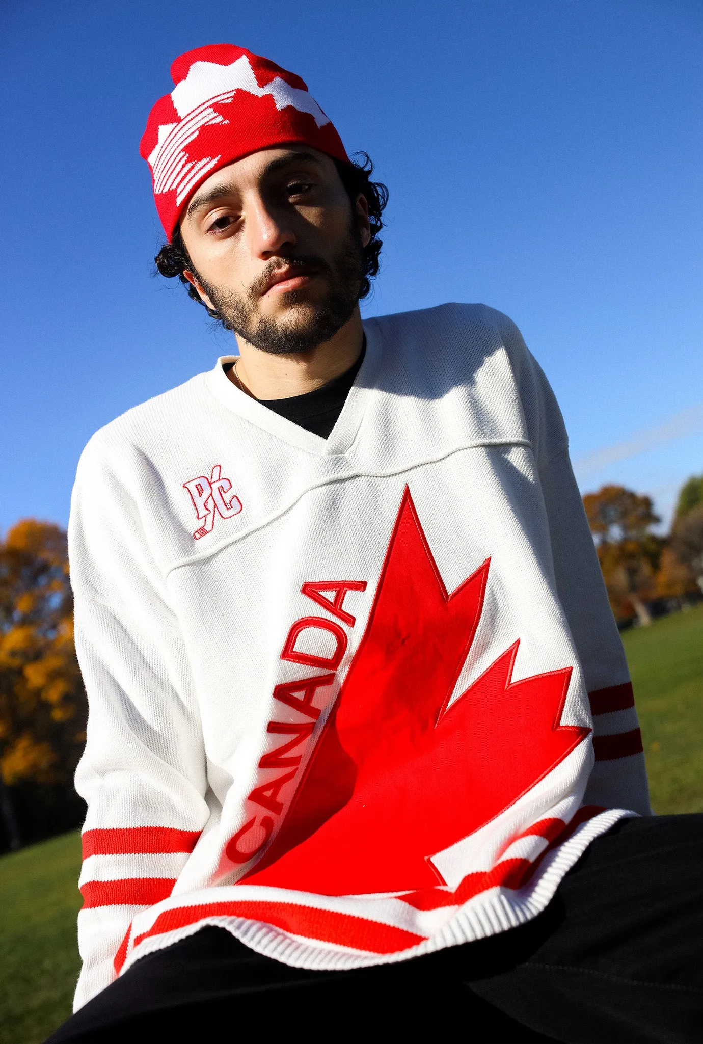 Hockey Canada Knit Long Sleeve Jersey - White sold by Peace-Collective product image thumbnail 2