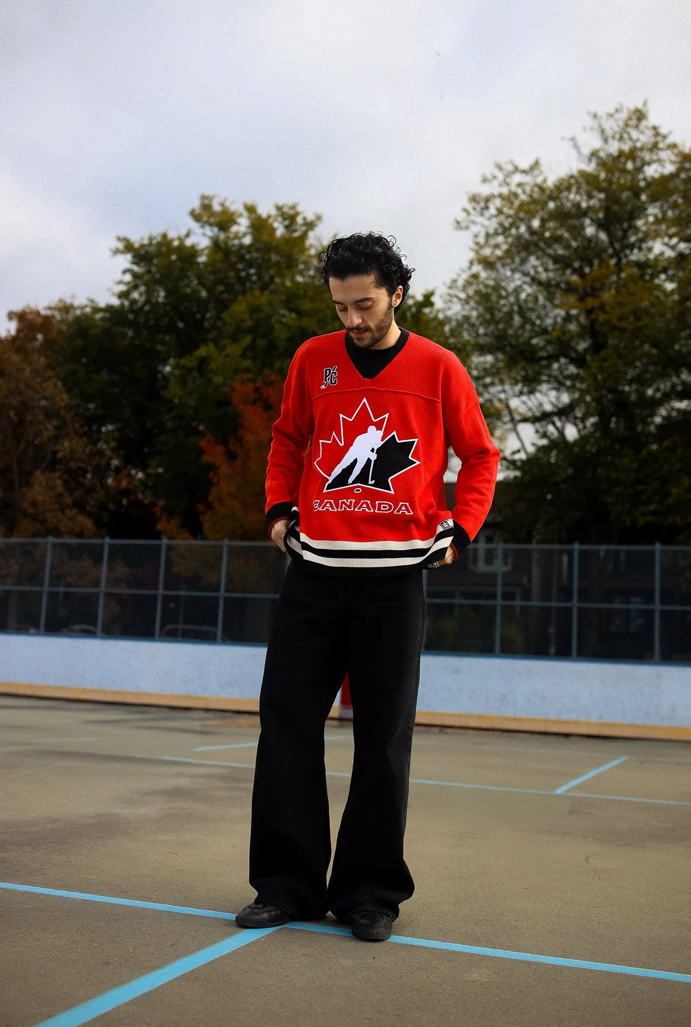 Hockey Canada Knit Sweater - Red sold by Peace-Collective product image thumbnail 5