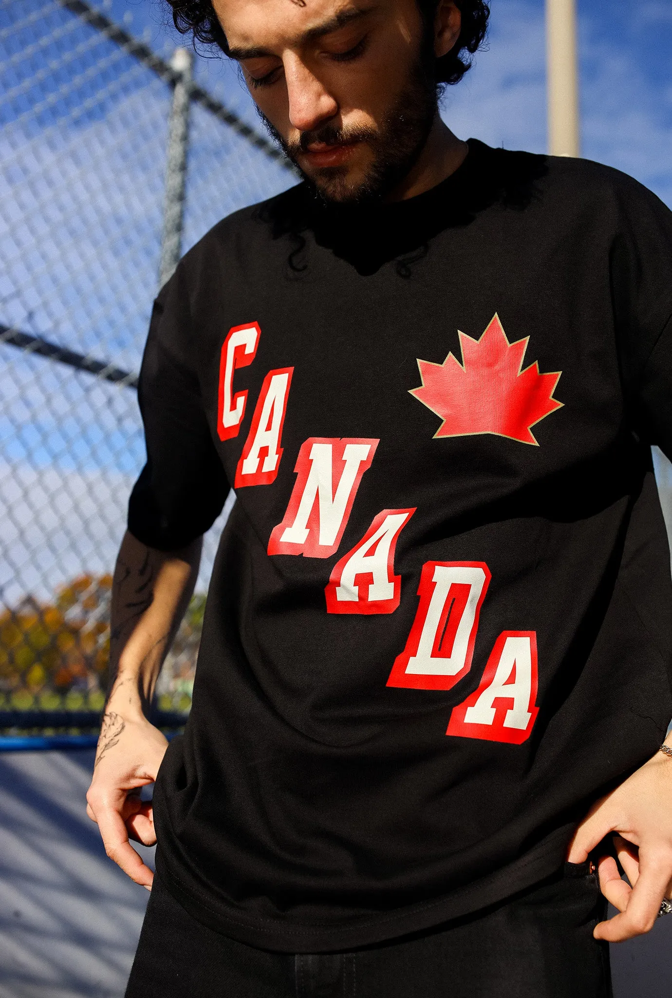 Hockey Canada Heavyweight T-Shirt - Black sold by Peace-Collective product image thumbnail 2