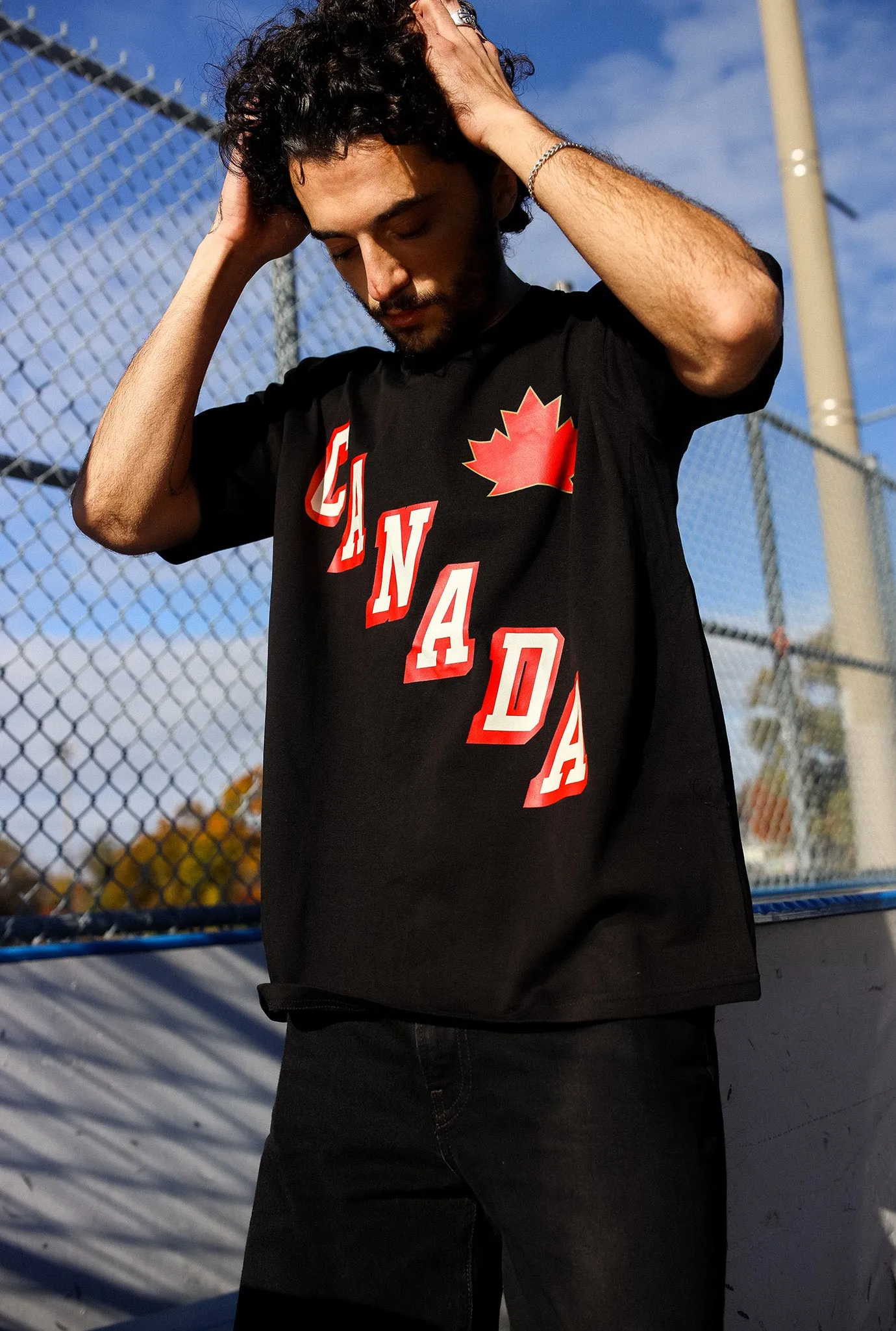 Hockey Canada Heavyweight T-Shirt - Black sold by Peace-Collective product image thumbnail 4