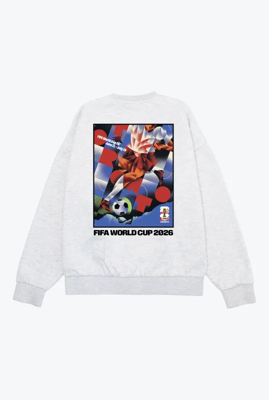 FIFA World Cup 2026™ Toronto Poster Crewneck - Ash made by Peace-Collective