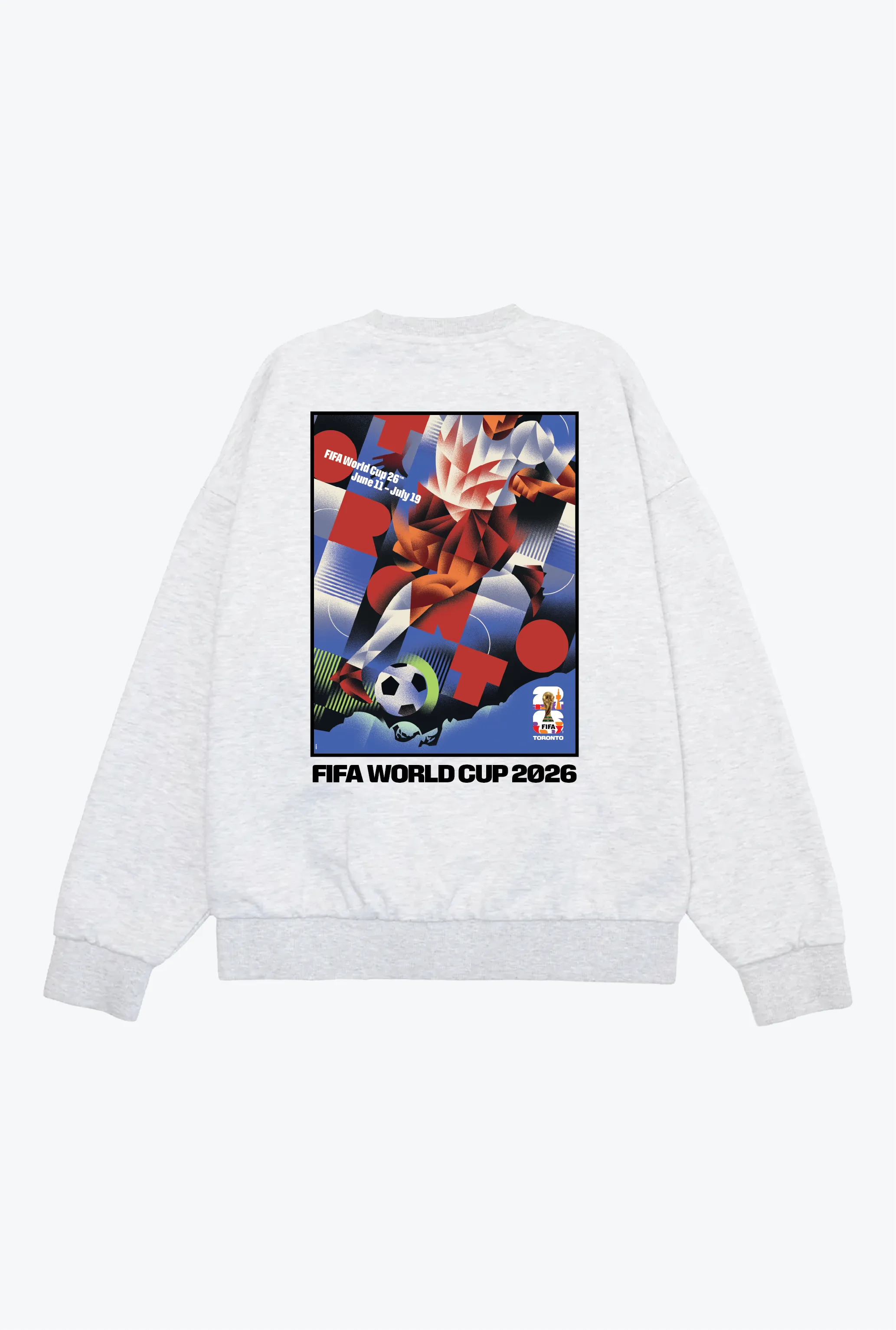 FIFA World Cup 2026™ Toronto Poster Crewneck - Ash sold by Peace-Collective