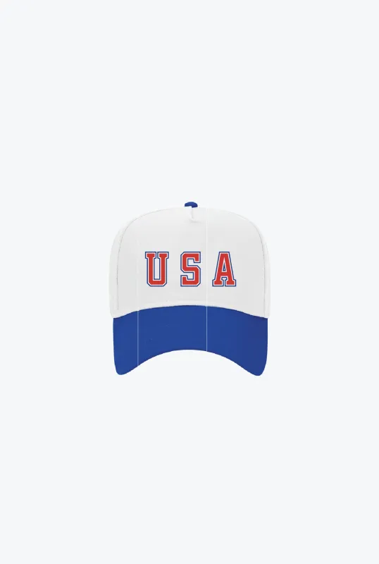 FIFA World Cup 2026™ USA A-Frame Cap - Royal / White sold by Peace-Collective