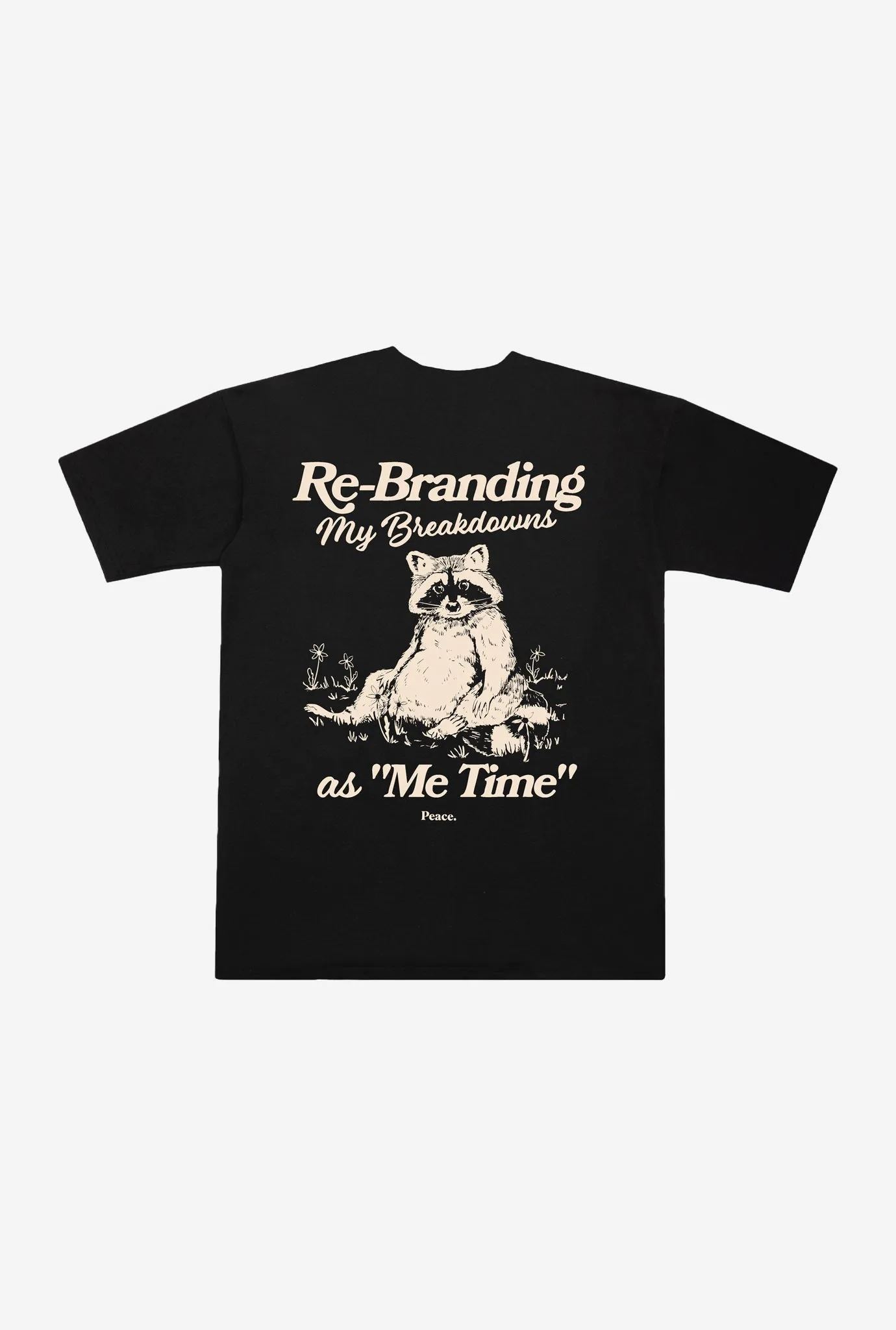 Re-Branding My Breakdown Heavyweight T-Shirt - Black sold by Peace-Collective