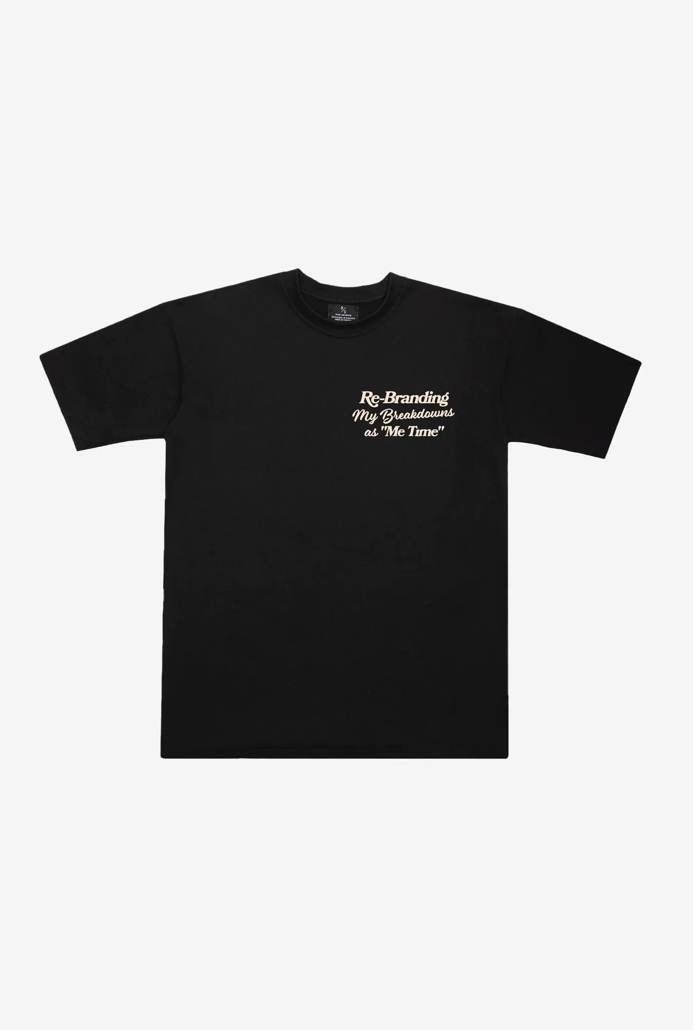 Re-Branding My Breakdown Heavyweight T-Shirt - Black sold by Peace-Collective product image thumbnail 2