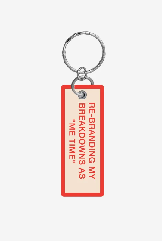 Re-Branding My Breakdown Keychain - Ivory sold by Peace-Collective