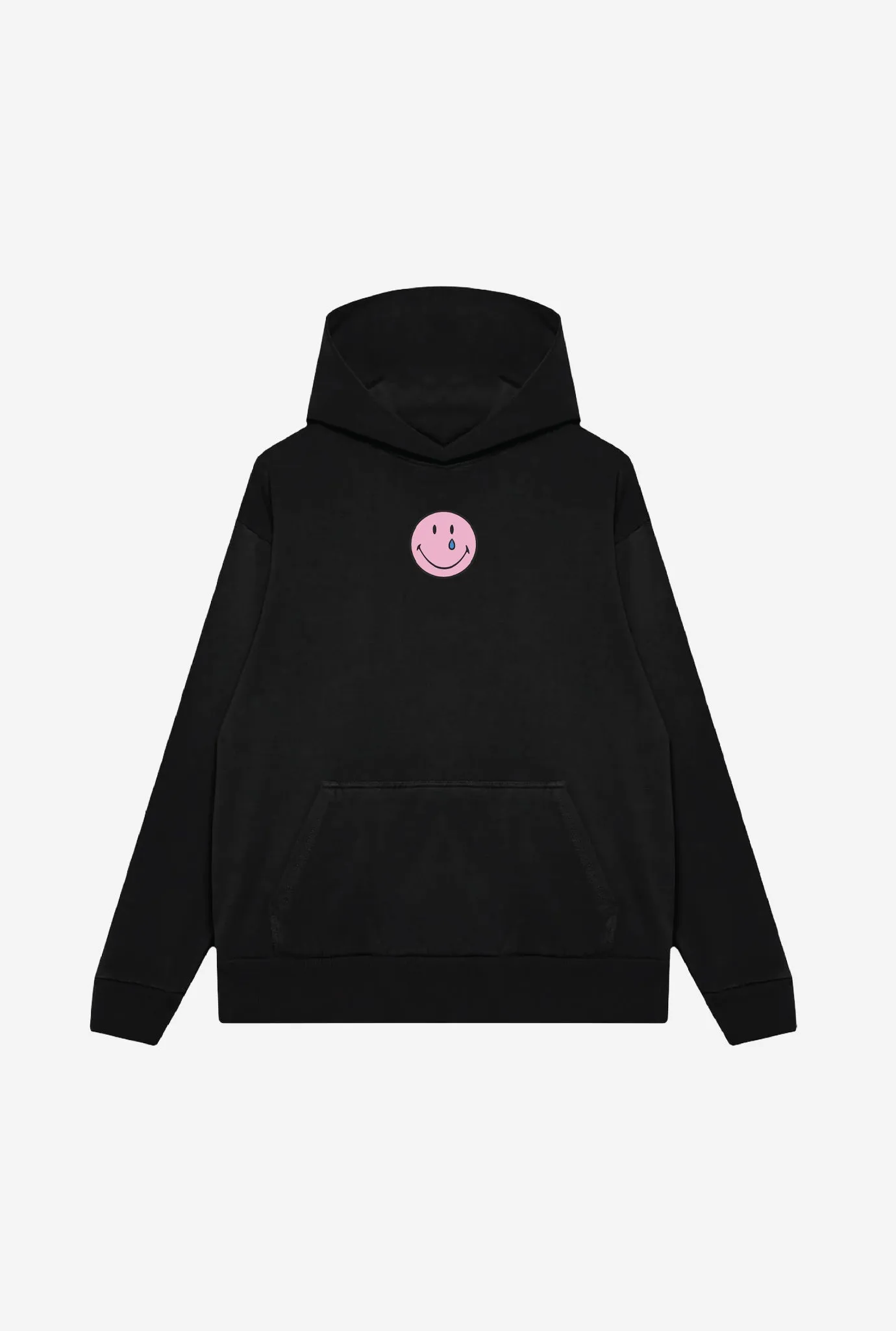 SMILEY: Being Human is Hard Heavyweight Hoodie - Black sold by Peace-Collective product image thumbnail 2