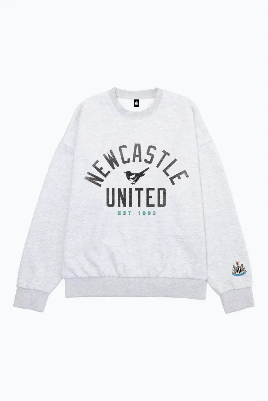 Newcastle United Essentials Crewneck - Ash sold by Peace-Collective