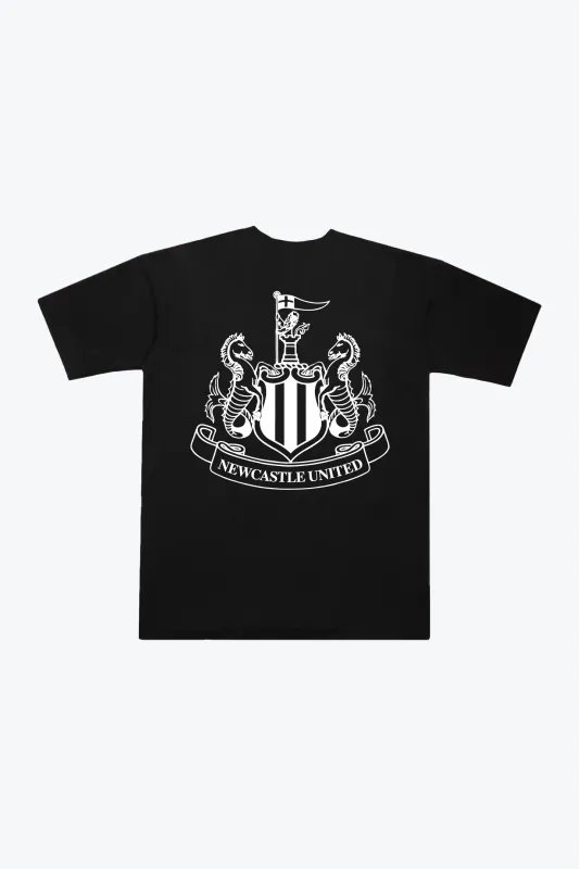 Newcastle United Essentials Heavyweight T-Shirt - Black sold by Peace-Collective